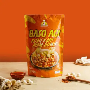 BASO ACI KARI AYAM SUWIR PEDAS GURIH BASO ACI INSTAN CEMILAN VIRAL - TERCIDUK FOOD
