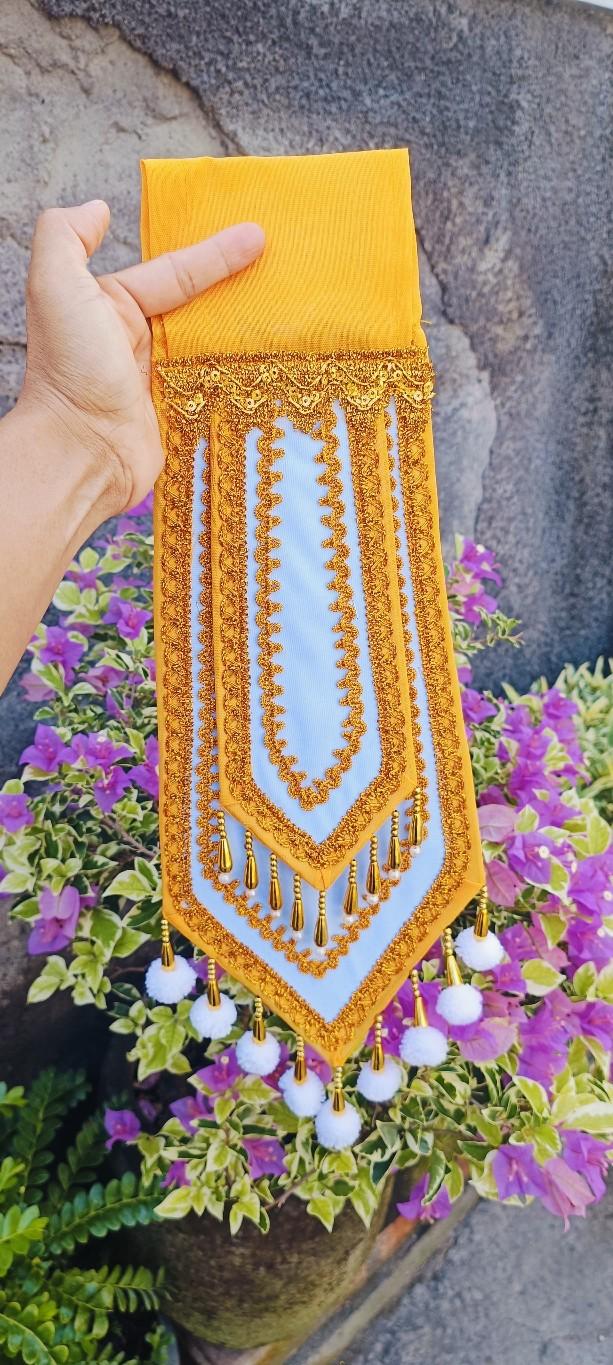 LAMAK DASI TUMPUK 2 / LAMAK BALI PREMIUM / HIASAN KARNAVAL / HIASAN PELINGGIH