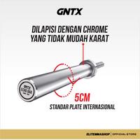 Gambar Genetix Fit Barbel ECHO 2.2m, Kuat Hingga 750lbs, Chrome Tebal, All-Rounder untuk Powerlifting dan Olympic Lifting Alat Fitness dari ELITE MMA SHOP Kota Administrasi Jakarta Barat 4 Tokopedia
