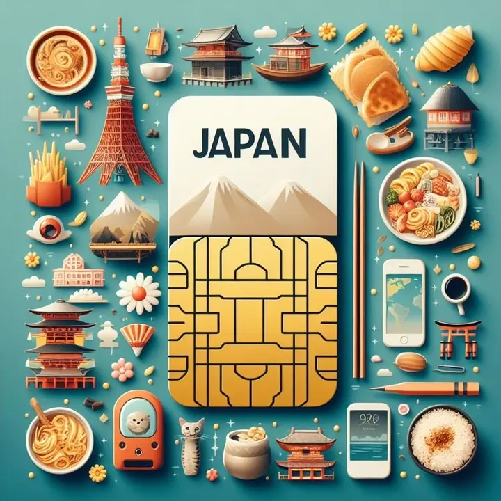 JAPAN UNLIMITED DATA SIM CARD (800MB / 1.5GB / 2GB / 3GB DAILY AND 5GB / 10GB / 20GB) High Speed 4G DATA (3-30days)