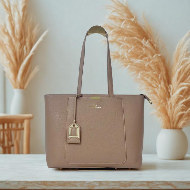 - 2309 - Túi Tote Da Nữ Thời Trang Dáng Công Sở Kích Thước Rộng Đựng Tài Liệu A4 Laptop Da Lì Mềm Phong Cách Tiểu Thư Lịch Sự Sang Trọng - Thời Trang Quảng Châu Cao Cấp