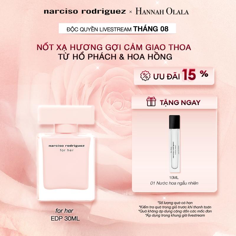 NARCISO x HANNAH - Nước hoa Narciso Rodriguez For Her Eau De Parfum 30ml