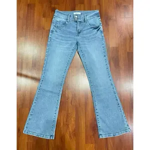 Celana Cutbray Wanita Vintage Kancing 1 Jeansline Jeans 1058