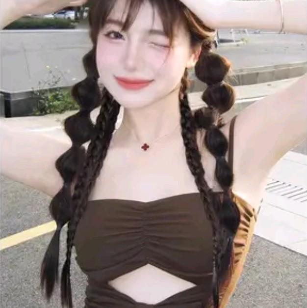 Griya Rema Rambut Kepang Rambut Sambung Hair Extension Rambut Kepang Balon Rambut Kepang Lucu Hair extension Kepang 3