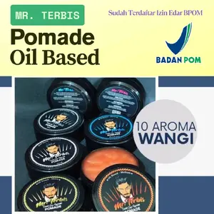 BPOM Minyak Rambut Pomade Oil Based 50 Gram Grosir Penataan Rambut Pria Ada Aroma  Anggur