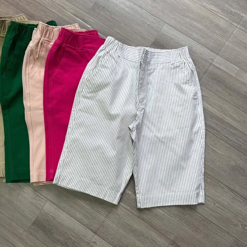 Quần ngố Nữ - Chất kaki co giãn -form ôm lưng thun ở sau dễ mặc Women 1
