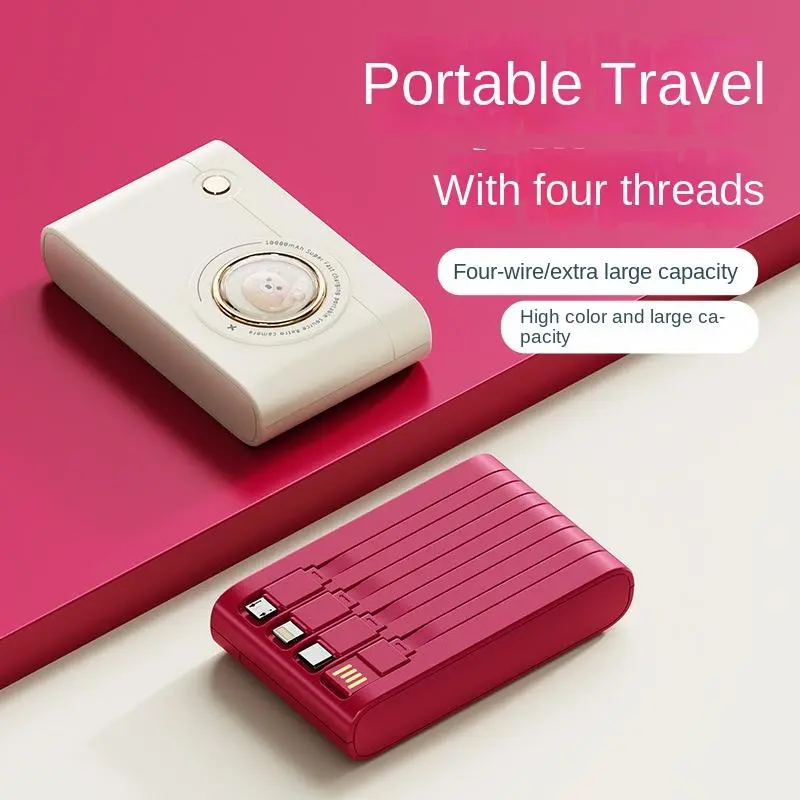 Q254 Power Bank 30000mAh good quality Charger for Samsung iPhone  Android Type-C 4 USB Powerbank 1