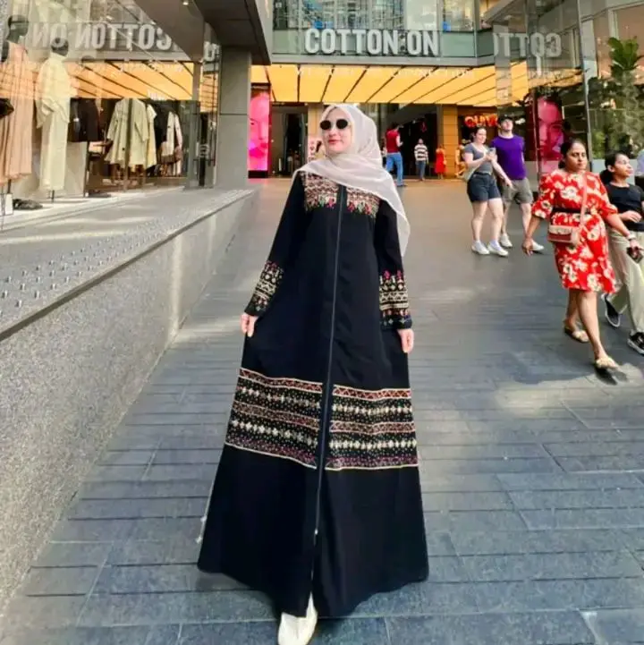 gamis turki by ria terbaru khusus hitam 2