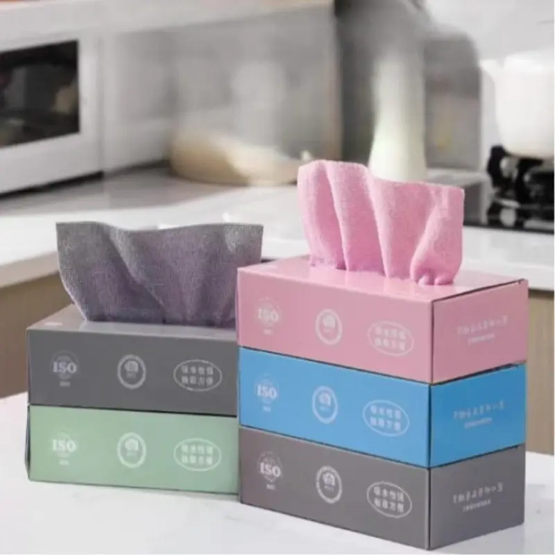 1box Tisu Kain Lap Serap Minyak Pembersih Alat Dapur Multifungsi 20Lembar 0