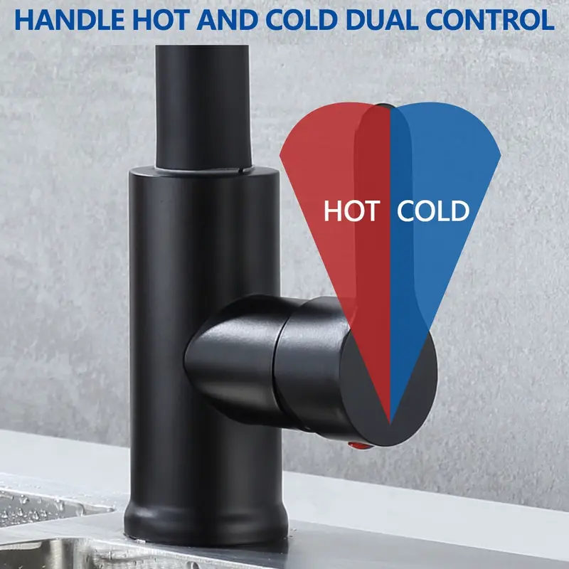 【Siap Stok COD】Sink Tarik Keran Cuci Piring Fleksibel Stainless Faucet Sprayer kran  Kitchen sink kran air cuci piring 7