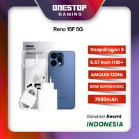Gambar [ PICKUP / KURIR TOKO ] Oppo Reno 15F 5G 12/256GB 8/256GB 8/128 GB Snapdragon 6 Gen 1 AMOLED 6.57" FHD+ 120Hz RESMI - Aurora Blue, 8/128GB dari Onestop Gaming Kota Administrasi Jakarta Pusat 1 Tokopedia