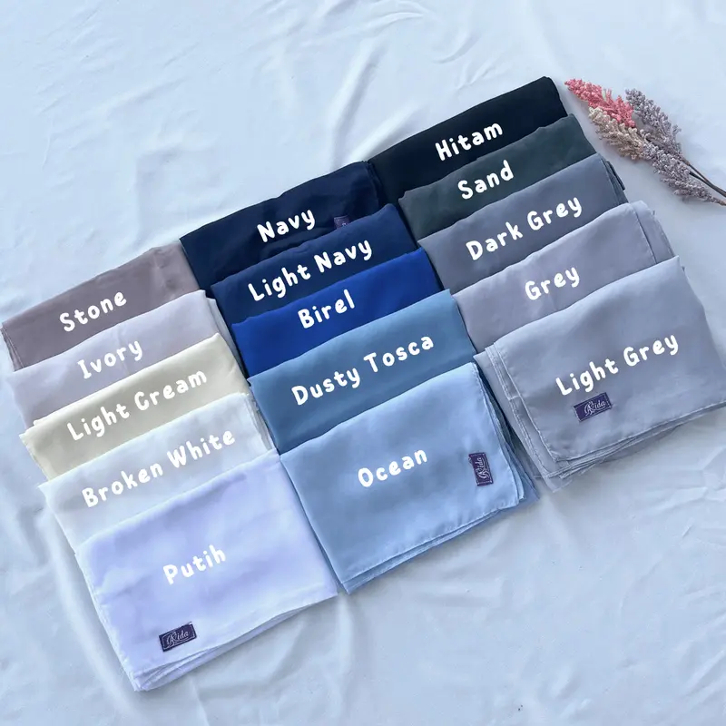 Hijab Segi Empat Bella Square Polycotton Premium Anti Letoy 3