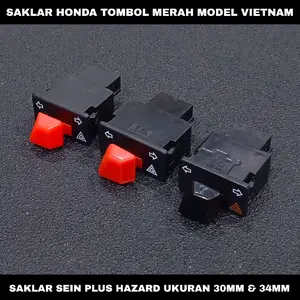 Switch Tombol Saklar Sein Plus Hazard Honda Universal Beat Vario Scoopy Genio Spacy Revo Dll Svm55