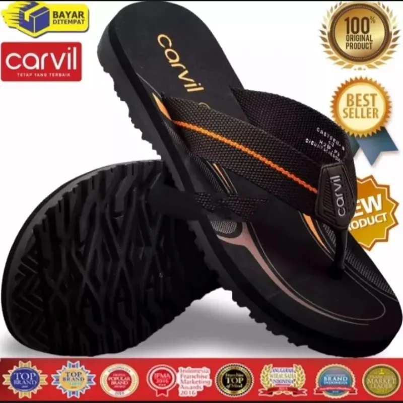 PROMO SENDAL CARVIL/SANDAL JEPIT CARVIL PRIA TERLARIS ORIGINAL 100% UK 31-43 BISA BAYAR DITEMPAT