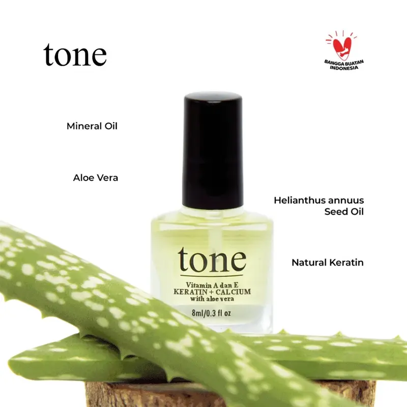 ￼TONE Vitamin Kuku | Booster Keratin+Calcium | Nail Vitamin | Cuticle Oil | Minyak Kuku Kering Art 2