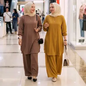 Setelan Tunik Melayu Wanita Kekinian