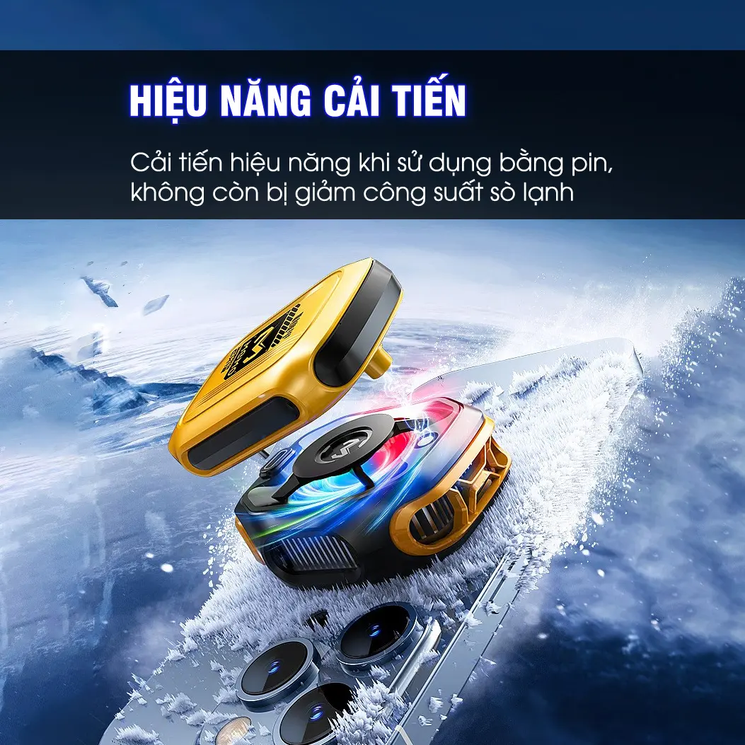 Sò lạnh tản nhiệt MEMO CX12 Pro sử dụng pin làm lạnh sâu 2 chế độ AI đèn led màn hình tăng fps chơi game liên quân | BigBuy360 - bigbuy360.vn Sò lạnh tản nhiệt MEMO CX12 Pro sử dụng pin làm lạnh sâu 2 chế độ AI đèn led màn hình tăng fps chơi game liên quân | BigBuy360 - bigbuy360.vn