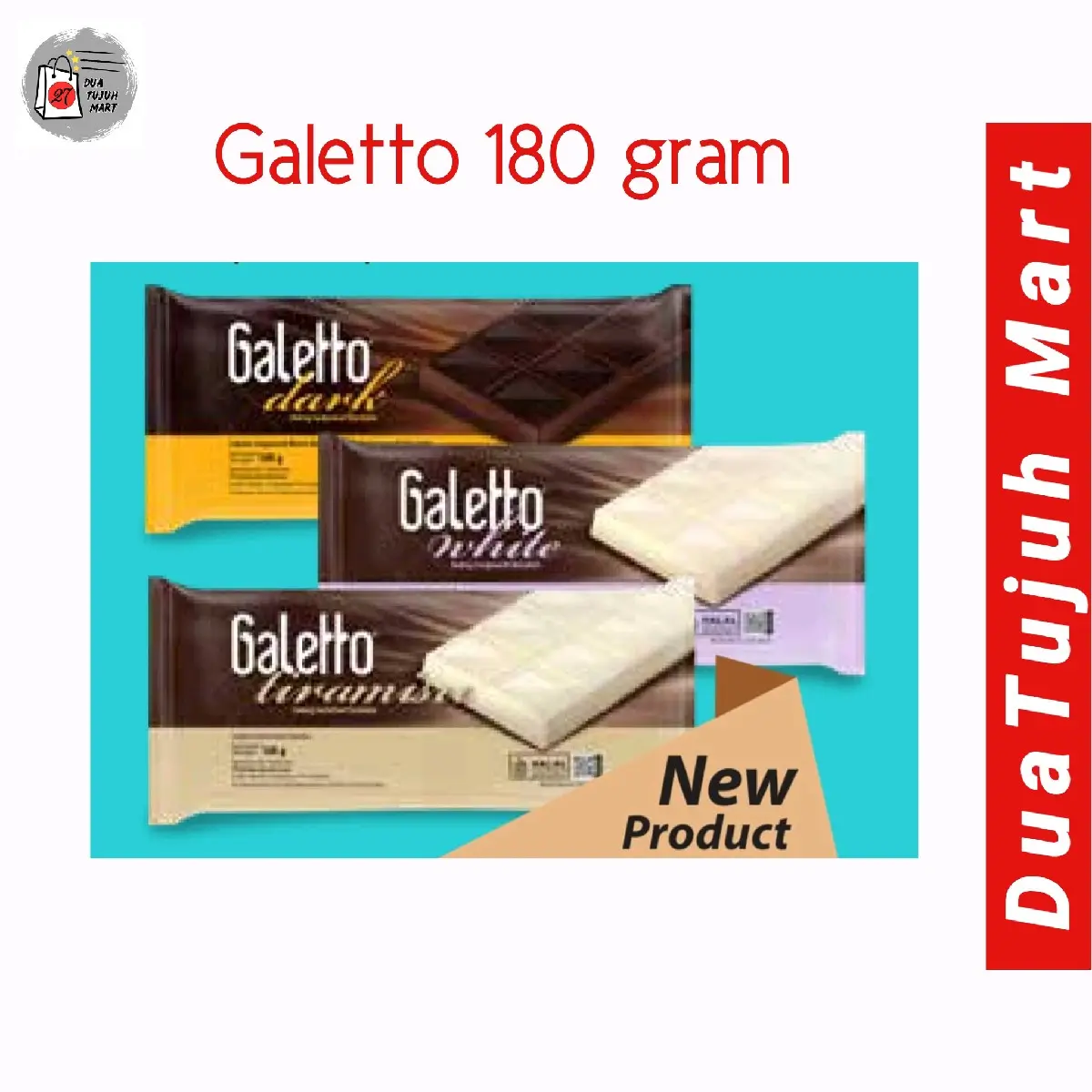 GALETTO Compound 180 gram/Chocolate/Tiramisu/White