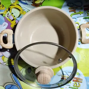[NAD PROMO BULAN INI] PO 30 HARI TEXANIA Panci Soup Coating Ceramic Anti Lengket Tutup Kaca Diameter 20cm - Kitcenware