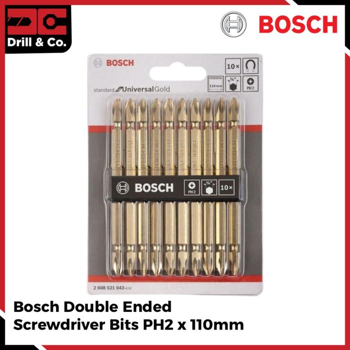 Gambar Bosch Mata Obeng Double Ended PH2 Gold (043) dari Drill&Co Kota Administrasi Jakarta Barat Tokopedia
