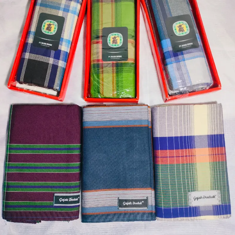 kain sarung gajah duduk original/kain sarung dewasa/kain sarung Muslim Santri Batik 1