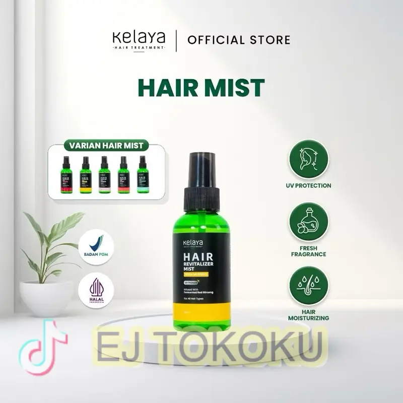 Kelaya Hair Mist 100ml - Hair revitlizer - parfum rambut tahan lama - pelembab - hair mist murah Perawatan Pewangi Haircare Treatment Wanita