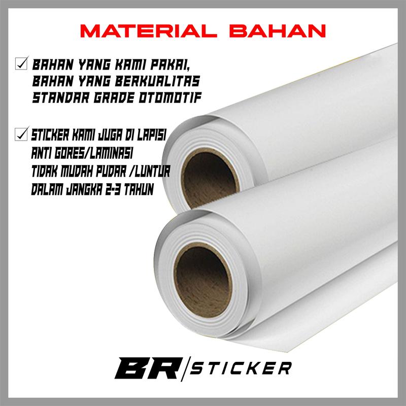 decal sticker full body honda revo x fi motif keren BRS.01 - Motorcycle 3