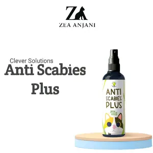 Clever Solutions Anti Scabies Plus Obat Jamur Kucing Scabies Gudik Demodex Impetigo Kutu