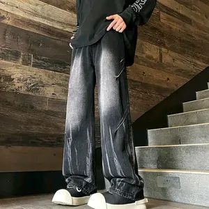 [UNISEX] Celana Baggy JEANS PETIR Gombrong - Terlaris Skena Gombrong Petir BAHAN JEANS ASLI Cewe Cowo Bisa pakai Loose pants Dewasa Distro Panjang