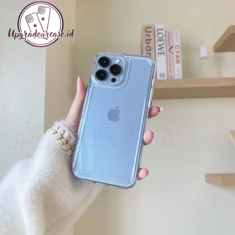 [+PACK BOX] Anti Kuning !! Armour Military Case IPHONE 7 7+ 8 8+ SE 2 X XS MAX XR 11 12 13 14 15 16 PRO MAX 14+ 15+ 16+ PLUS Casing Transparan Akrilik Hard Clear Case Premium Acrylicn 5