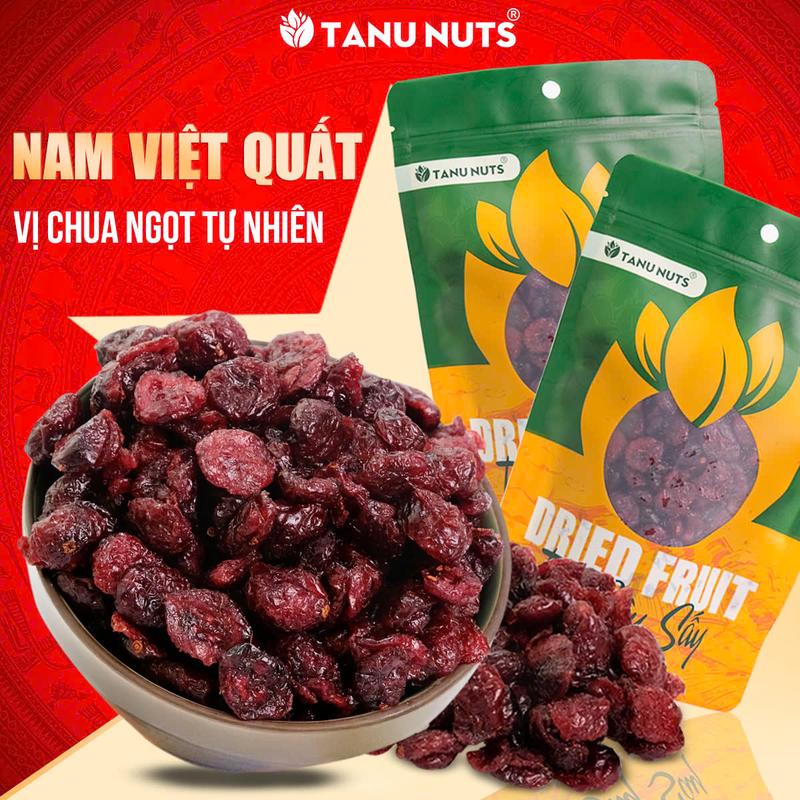 400g Nam việt quất Mỹ sấy dẻo nguyên vị TANU NUTS trái cây sấy dẻo tự nhiên không đường chua ngọt Ăn Vặt Healthy giàu dinh dưỡng tốt cho sức khỏe Snack Food 
