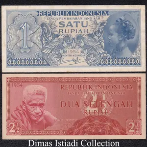 Uang Kuno Set Suku Bangsa Tahun 1954