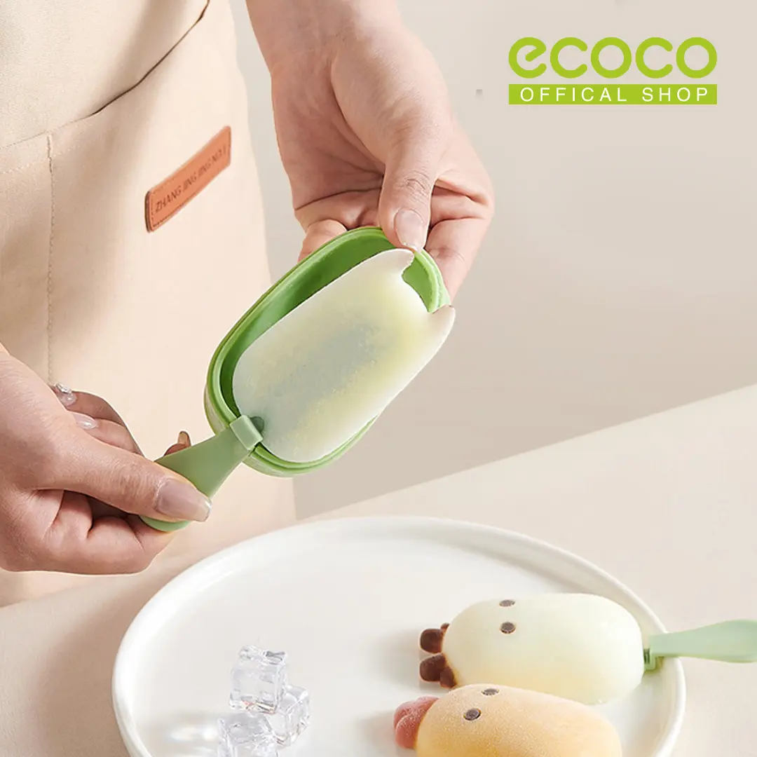 ECOCO Ice Cream Mold Zodiac - Cetakan Ice Cream Karakter Lucu Bahan Silicon