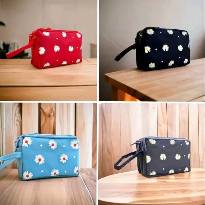 Dompet wanita multifungsi dengan desain Jepang dan 3 resleting