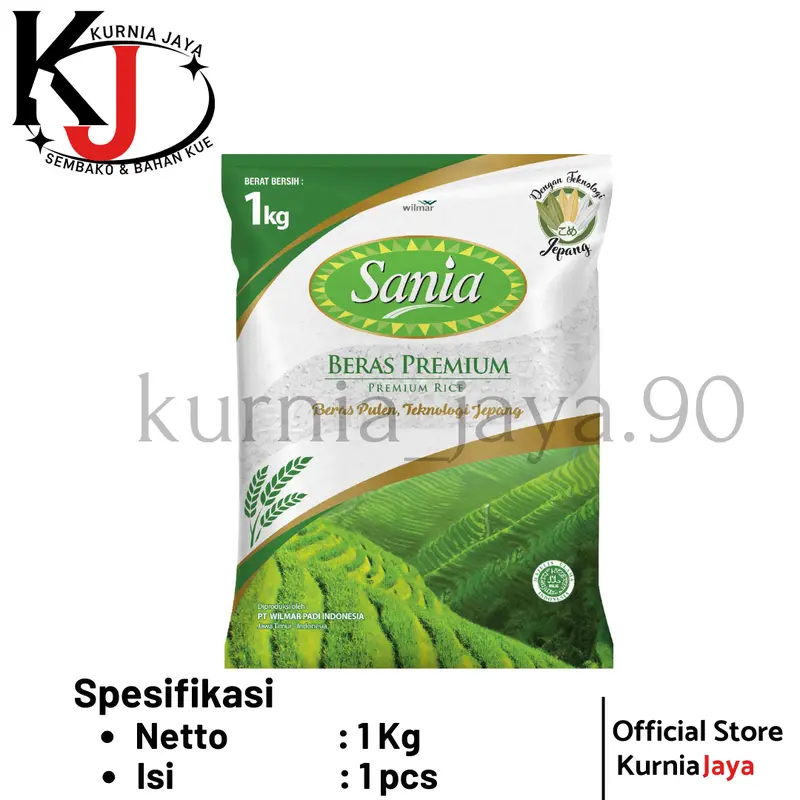 [ SANIA ] Beras Premium 1Kg 0