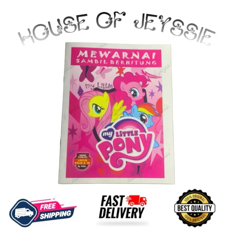 Buku Anak Pintar Mewarnai - My Little Pony