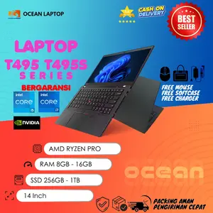 Ocean Laptop T495 T495S Series AMD Ryzen Pro RAM 8GB / 16GB SSD 256GB / 512GB / 1TB TOUCHSCREEN