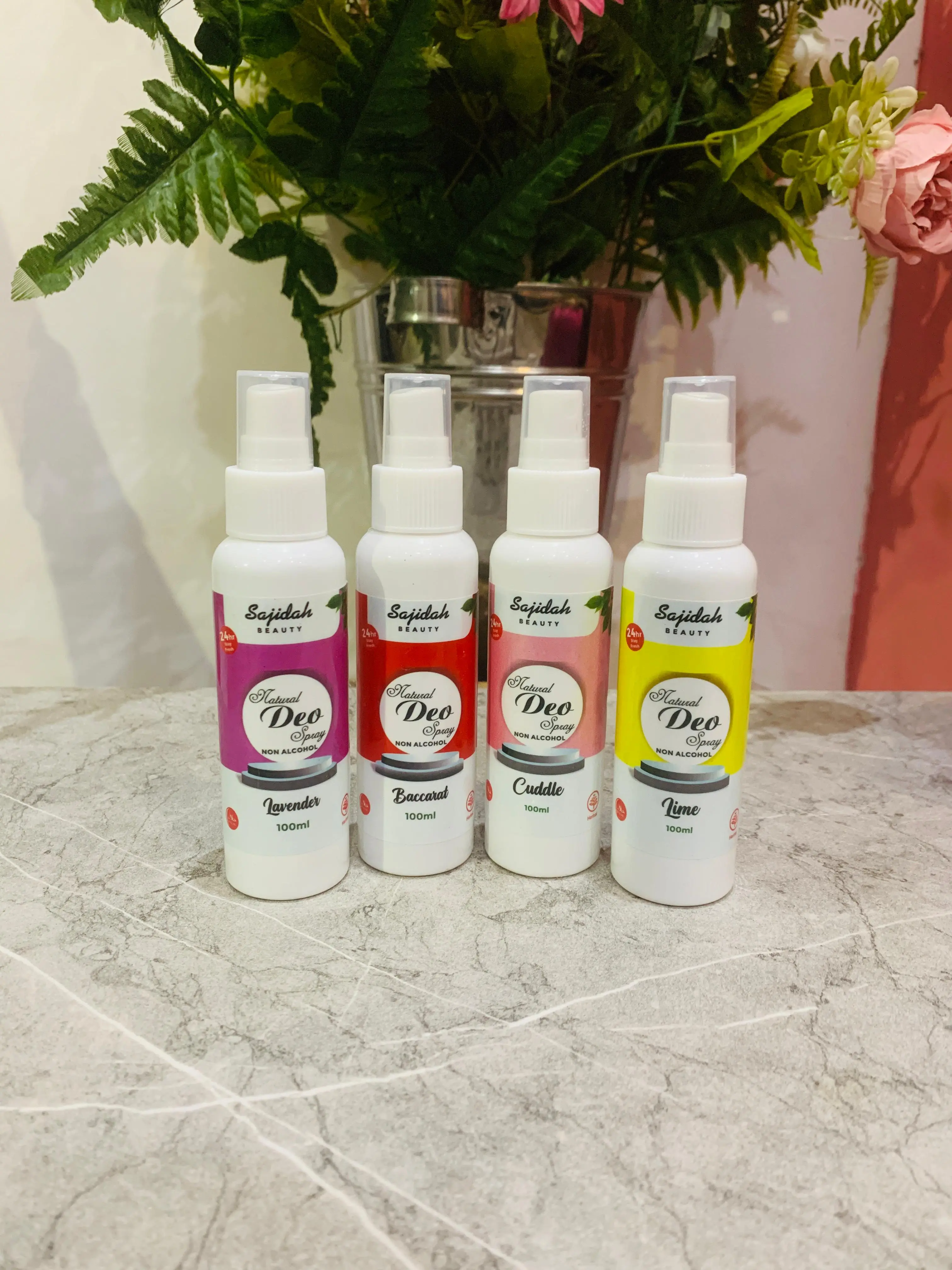 Natural Deo Spray Sajidah Beauty