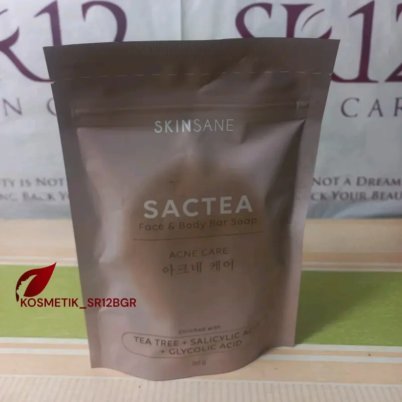 SABUN BATANG SKINSANE SR12 ORIGINAL BPOM Bisa Untuk Wajah dan Badan Mencegah Jerawat dan Mencerahkan Kulit Soap 3