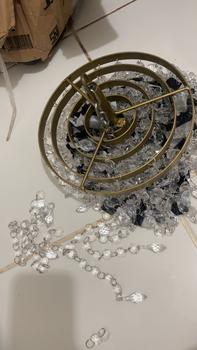 Product Review of lampu Kristal juntai akrilik, lampu Kristal dekorasi, lampu wedding, lampu hias from r**y 1