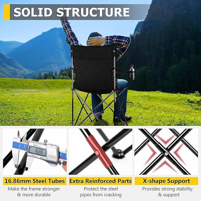 kursi lipat camping portableBahan oxford kursi camping outdoor serbagunafurnitur berkemah camping furniture folding chair 7