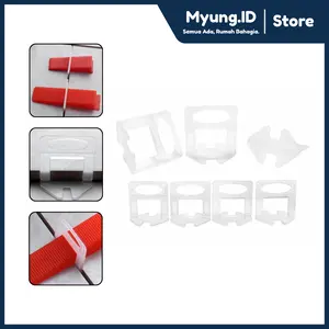 [Myung Store] (Isi 100 Pcs) Klip Perata Keramik Granit Lantai Tile Leveling Nat Spacer / Clip Perata Keramik