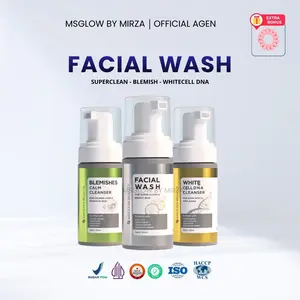 MSGLOW - ECER SABUN WAJAH / FACIAL WASH BEAUTY - SUPER CLEAN / WCD / BLEMISH / SATUAN