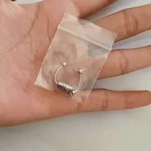Magnetik NOSE RING cincin hidung tanpa tindik Bentuk U anting hidung tanpa tindik titanium