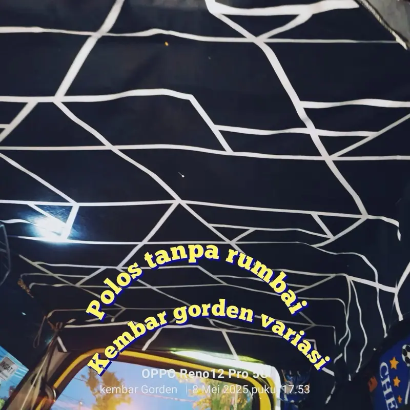 Kain Flapon  Polos gak pakai rumbai hanya kain ajah bonus jarum pentul  truk Car