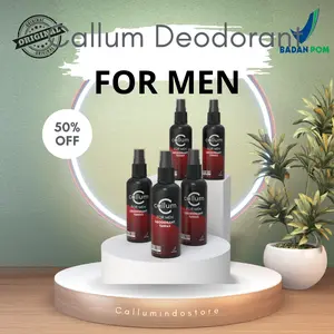 Paket 5pcs Deodorant Spray Callum For men Penghilang Bau Ketiak Tawas,khusus laki laki tawas anti bakteri hook  deodorant natural