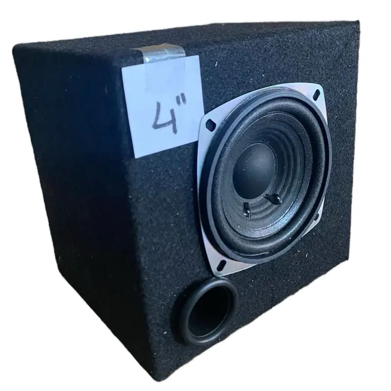 Box speaker kotak 4" in inchi woofer subwoofer bahan tebal pull karpet audio mobil/ rumahan bluetooth Car