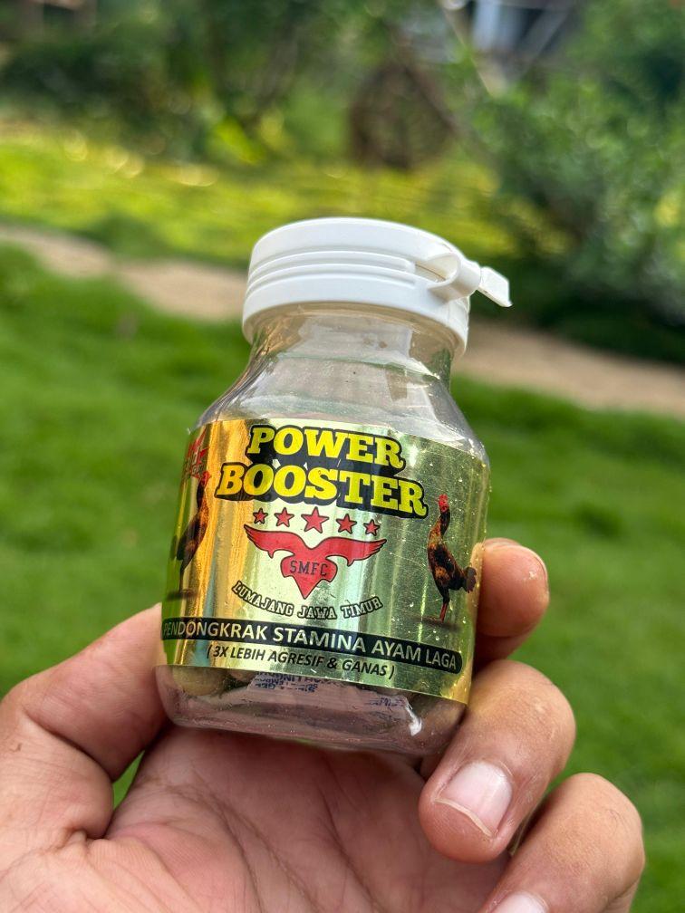 vitamin ayam power booster gold 50 butir, pendongkrak stamina ayam laga. 3x lebih agresif. 3x lebih ganas