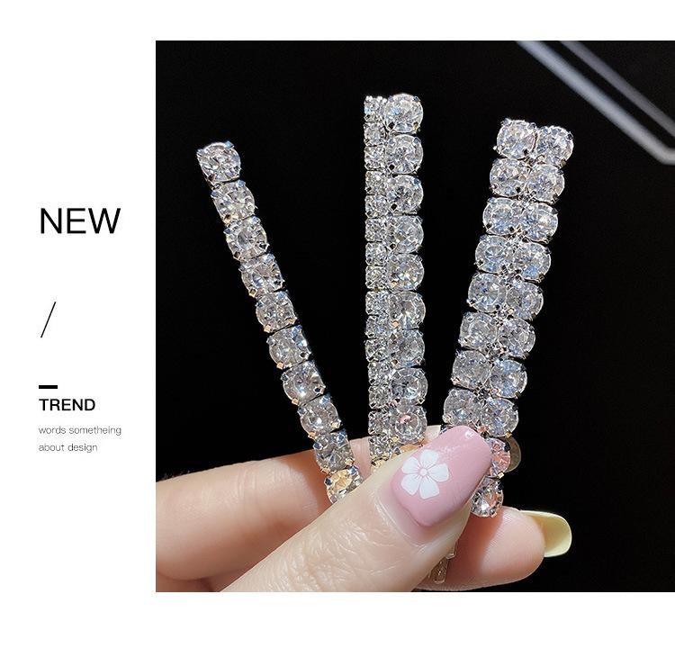 Product Introduction of Hot Korea Diamond Hairpins Women Bingbing Crystal Hair Clips Set Girls Luxury Shining Crystal Barrettes Hair Accessories Styling 1