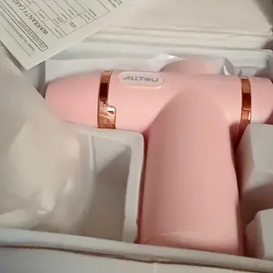 ALLTOU Alat Pijat Terapi Otot with 12 Head Alat Relaksasi Otot Elektrik Fasia Muscle Massager Gun Perawatan Punggung Tubuh Wajah Mengencangkan Leher